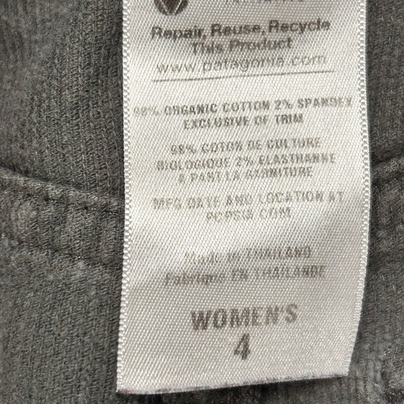 Patagonia Womens Gray Organic Corduroy A-line Short Skirt Pockets Size 4 Y2K - Picture 4 of 13
